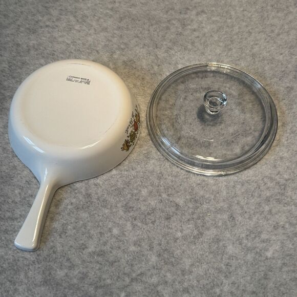 Corning Ware Spice Of Life La Persil P-83-B 6.5” Sauce Pan with Pyrex P-83-C Lid - Picture 6 of 8